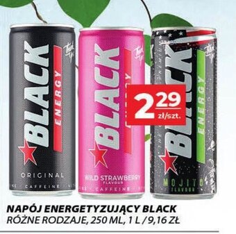 Top Market Napój energetyzujący Black 250 ml oferta