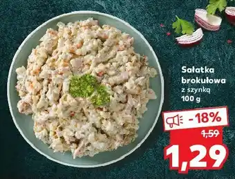 Kaufland Sałatka brokułowa z szynką 1 KG oferta