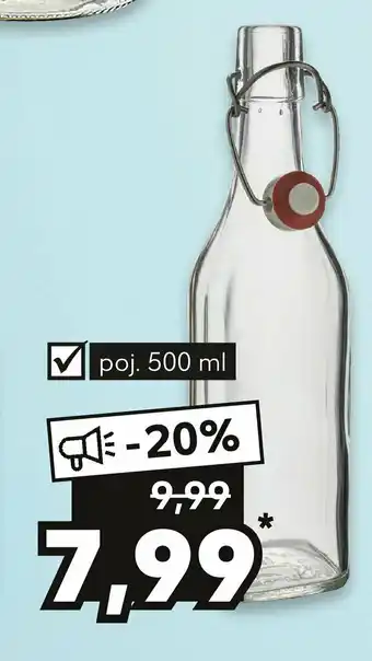 Kaufland Butelka z klipsem samba 500 ml 1 SZT oferta