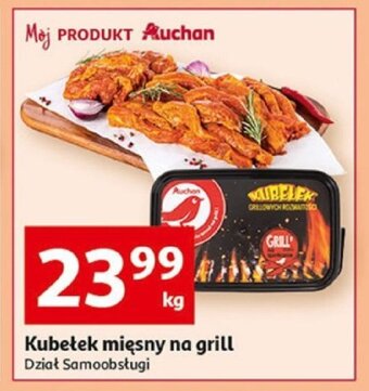 Auchan Kubełek mięsny na grill 1 kg oferta