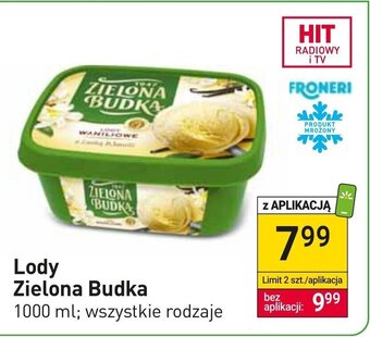 Stokrotka Market Lody Zielona Budka 1000 ml oferta