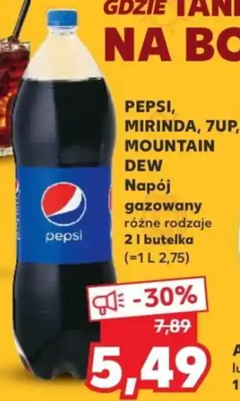 Kaufland Pepsi, Mirinda, 7Up, Mountain Dew 2 l oferta