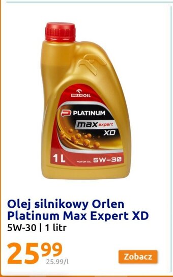 Action Olej silnikowy Orlen Platinum Max Expert XD 1 l oferta