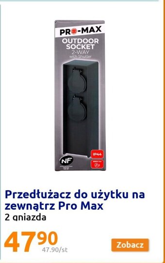 Action Przedłużacz do użytku na zewnątrz Pro Max oferta