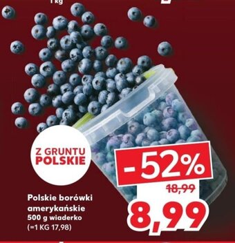 Kaufland Polskie borówki amerykańskie 500 g oferta