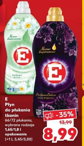 Kaufland E Płyn do płukania tkanin 1,65-1,8 l oferta