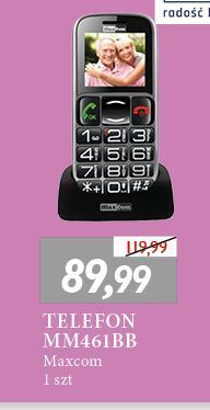 Telefon komórkowy mm461bb maxcom