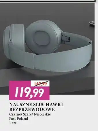 E.Leclerc Słuchawki nauszne bezprzewodowe czarne fast poland oferta