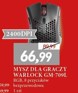 E.Leclerc Mysz warlock gm-709 lider oferta