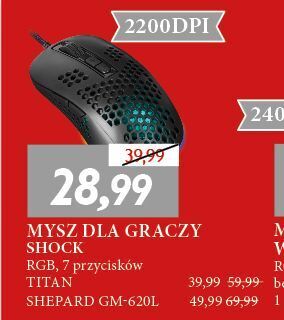 E.Leclerc Mysz shepard gm-620l lider oferta