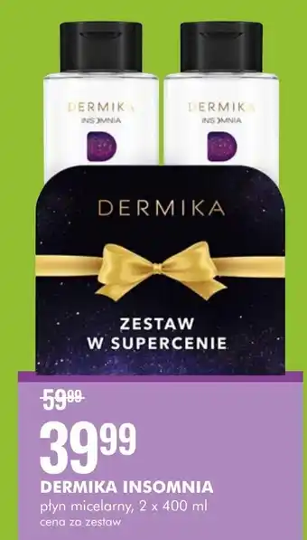 SuperPharm Dermika Insomnia płyn micelarny 2 x 400 ml oferta