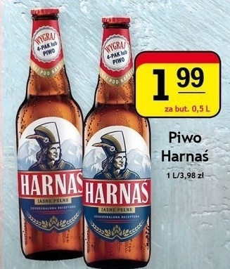 Gram Market Harnaś piwo jasne pełne 500 ml oferta