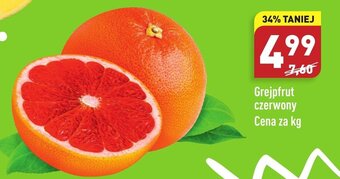 ALDI Grejpfrut czerwony 1 kg oferta