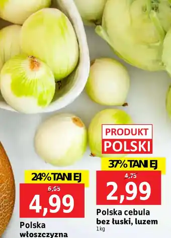 Lidl Polska cebula bez łuski 1 kg oferta