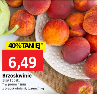 Lidl Brzoskwinie 1 kg oferta