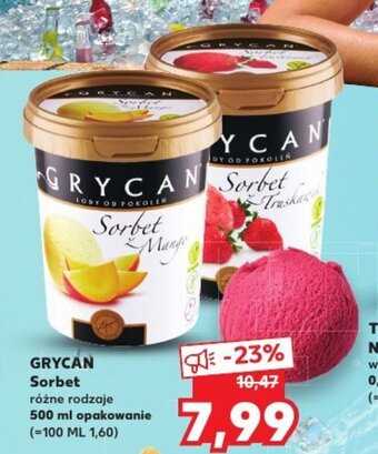 Kaufland Grycan Sorbet 500 ml oferta