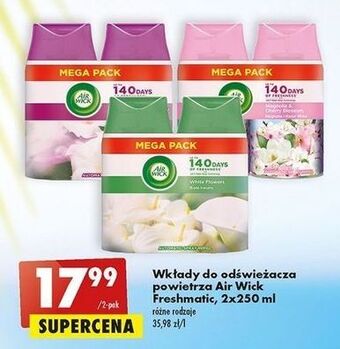 Biedronka Wkład magnolia i kwiat wiśni air wick freshmatic oferta