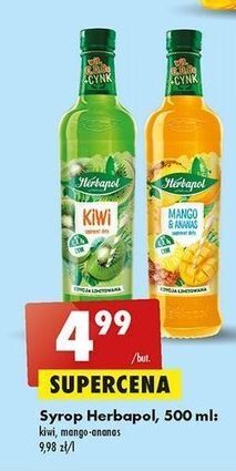 Biedronka Syrop kiwi herbapol oferta