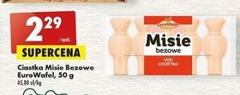 Biedronka Misie bezowe eurowafel oferta