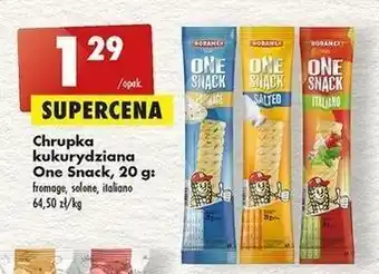 Biedronka Chrupki kukurydziane one snack fromage boramex oferta