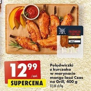 Biedronka Polędwiczki z kurczaka marynata mango lassi czas na grill oferta