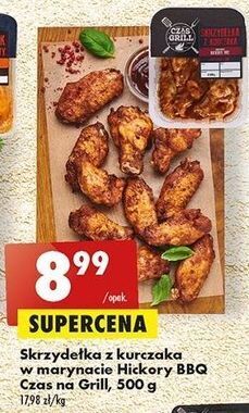 Biedronka Skrzydełka z kurczaka w marynacie hickory bbq czas na grill oferta