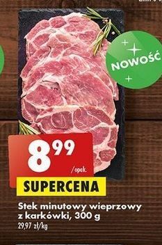 Biedronka Steki minutowe wieprzowe oferta