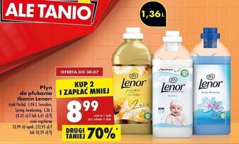 Biedronka Płyn do płukania sensitive lenor oferta