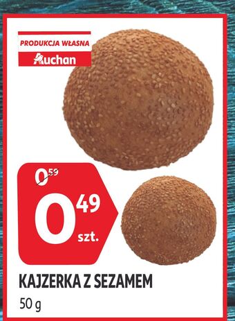 Auchan Kajzerka z sezamem auchan oferta
