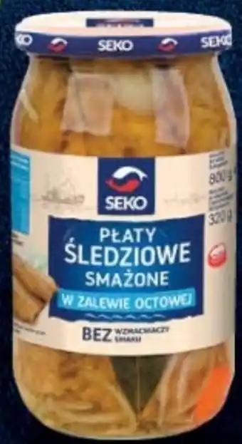 Delikatesy Centrum Seko płaty śledziowe smażone w zalewie octowej 800 g oferta