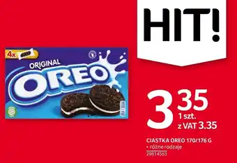 Selgros Oreo original ciastka kakaowe z nadzieniem o smaku waniliowym 176 g (16 sztuk) oferta