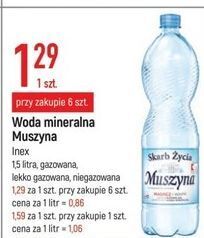 E.Leclerc Woda gazowana muszyna skarb życia oferta
