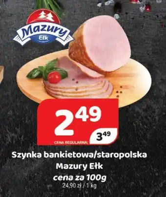 Delfin Szynka bankietowa/staropolska 100 g oferta