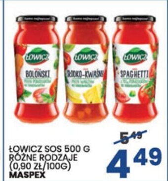 Wafelek Łowicz sos 500 g oferta
