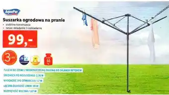 Lidl Suszarka ogrodowa na pranie oferta