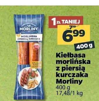 Netto Kiełbasa morlińska z piersi kurczaka 400g oferta