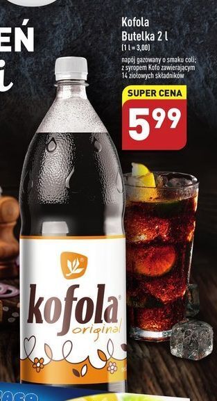 ALDI Napój original kofola oferta