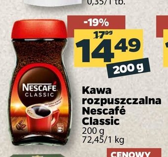 Netto Kawa rozpuszczalna Nescafé Classic 200g oferta