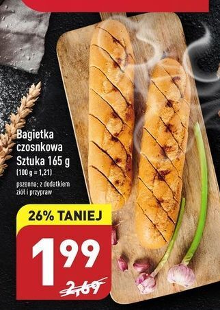 ALDI Bagietka czosnkowa oferta