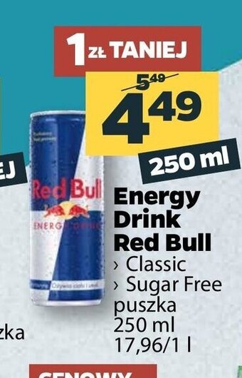 Netto Napój energetyczny Red Bull 250ml oferta