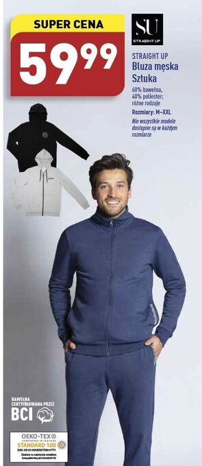 ALDI Bluza męska m-xxl straight up oferta