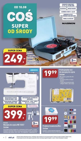 ALDI Gramofon retro maginon oferta