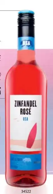 Lidl Wino różowe zinfandel oferta