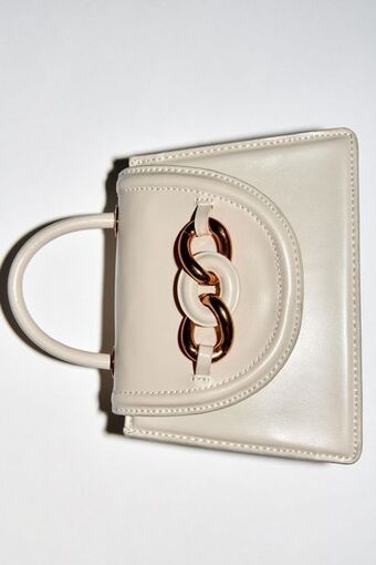 ZARA Mini city bag with chain strap oferta