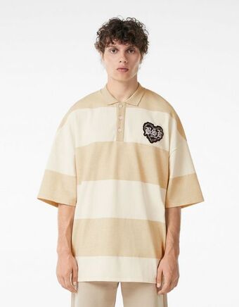 Bershka Koszula polo z krótkim rękawem i gotyckim nadrukiem oferta