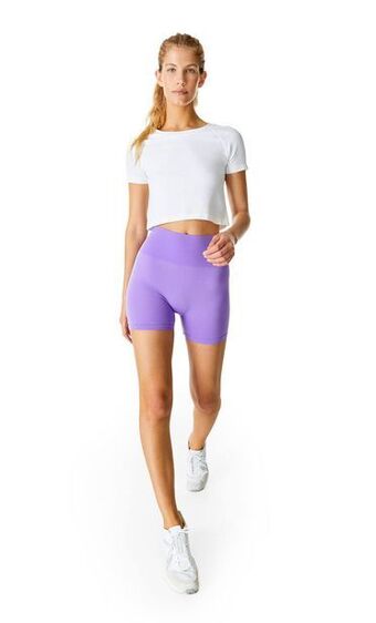 Stradivarius Bezszwowe krótkie spodenki sportowe w jodełkę oferta