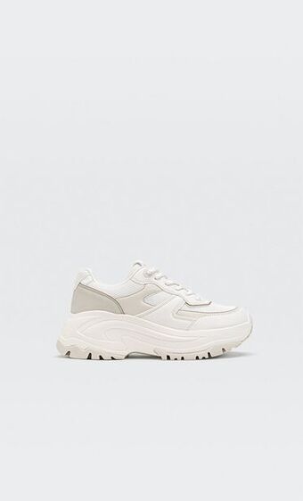 Stradivarius Buty sportowe z łączonych materiałów oferta