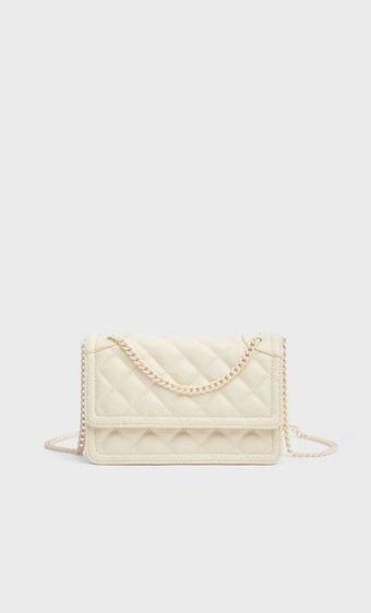 Stradivarius Pikowana torebka na ramię oferta