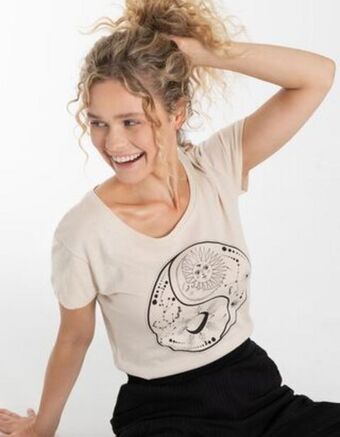 Takko Fashion Dział damski t-shirt - nadruk oferta