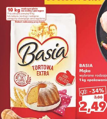 Kaufland Mąka tortowa extra basia oferta